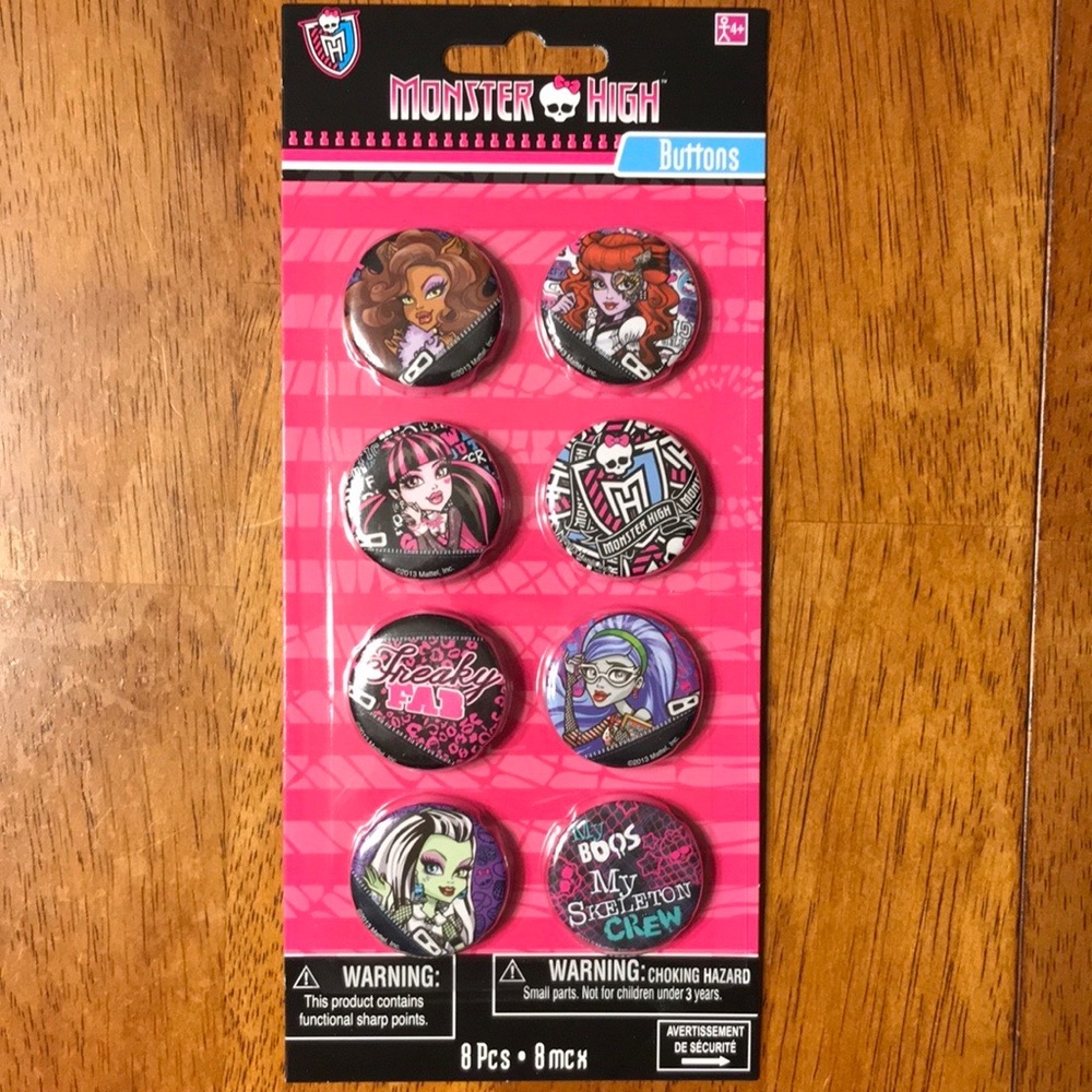 Monster High Button Pack